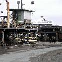 The "Cruise Ship Facility" is in fact a dock in a decidedly industrial area.