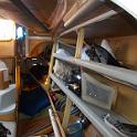 Crew accomodatiion.  Just a wee bit crowded.  From the middle bunk, if I needed to pee in the middle of the night, I had to give a kick to whoever was above me.  Until they got up, I wasn't!
